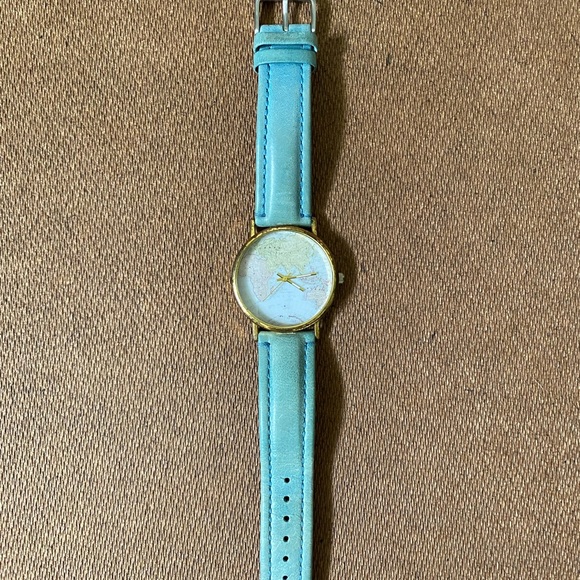 Vintage world map watch - Picture 1 of 5